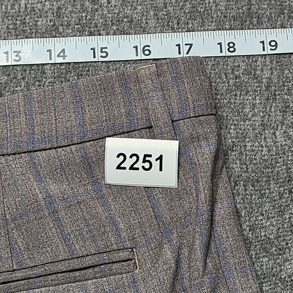 Perry Ellis Portfolio Pants Mens 34x32 Slim‎ Fit Stretch Dress Formal Trousers - Picture 11 of 12